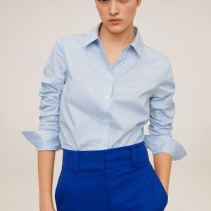 Mango Classic button down cotton shirt